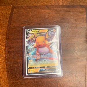 Raichu V pokemon card